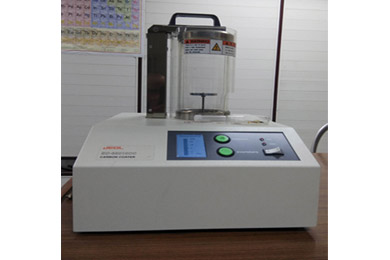 Carbon Coater (EC-32010CC, JEOL): Film thickness of coating can be influenced by adjusting the height of the sample plate.
