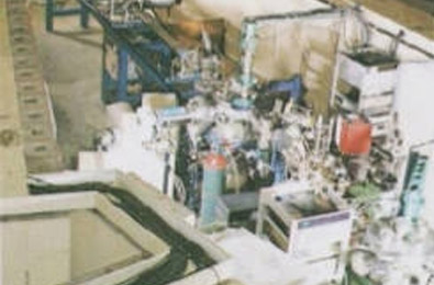 Materials science beamline in beamhall I.