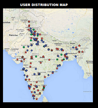 User Distribution Map