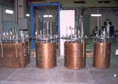 Inside view of the Valve boxes with Copper shield