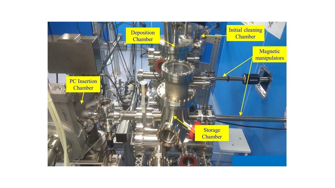 Photocathode deposition system commissioned in the beam line